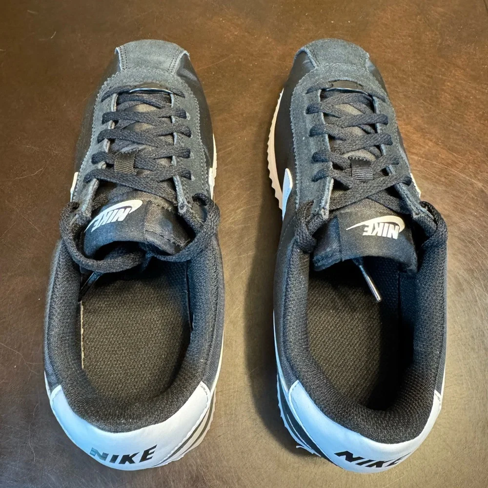 New Nike Cortez Black White Sneaker Shoes